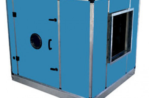 Horizontal floor mounted unit